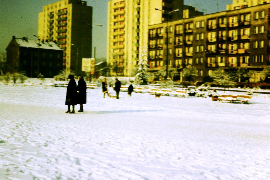 Chrzanów 1979 Plac Tysiąclecia