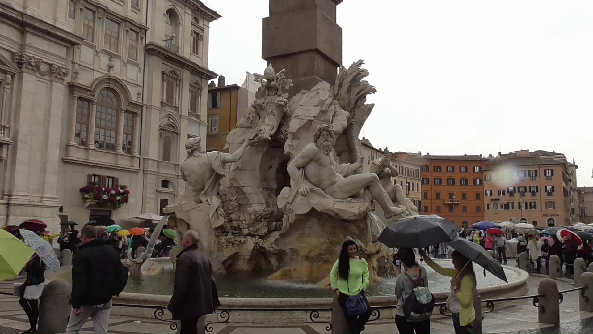 Piazza Navona fontana dei Quattro Fiumi