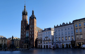 Kraków o poranku